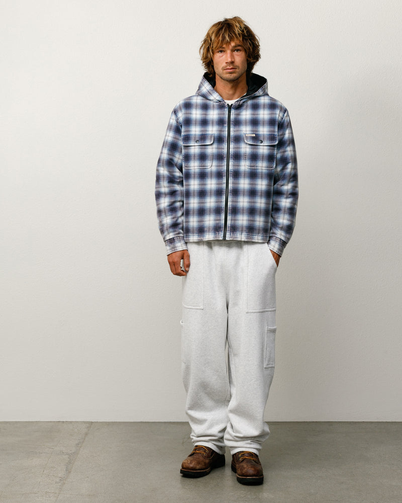 WHITE UTILITY FLEECE PANT