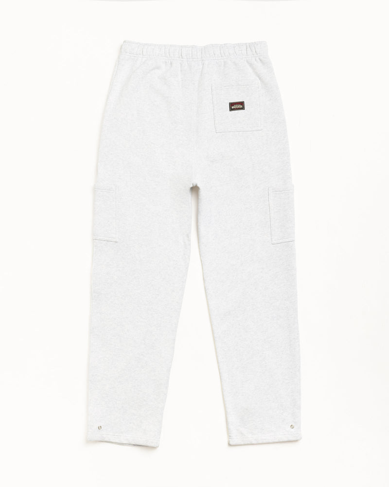WHITE UTILITY FLEECE PANT