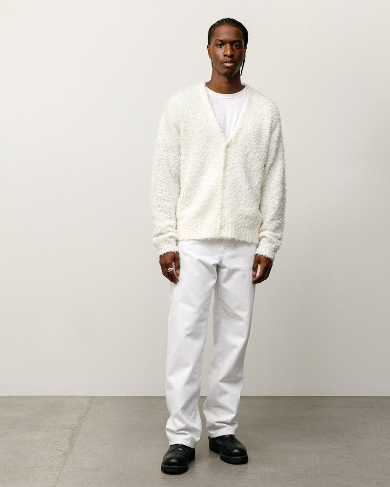 TEXTURED CARDIGAN Off White