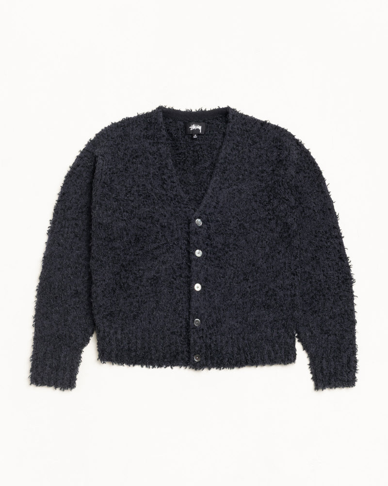 TEXTURED CARDIGAN Black