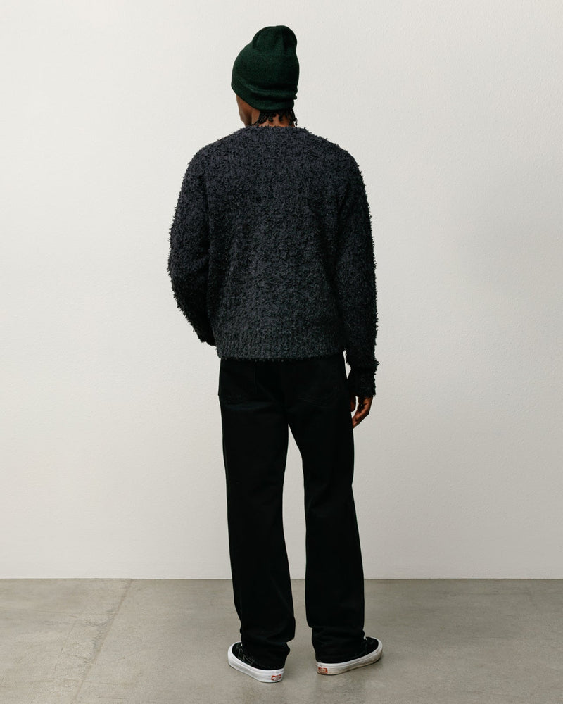 TEXTURED CARDIGAN Black