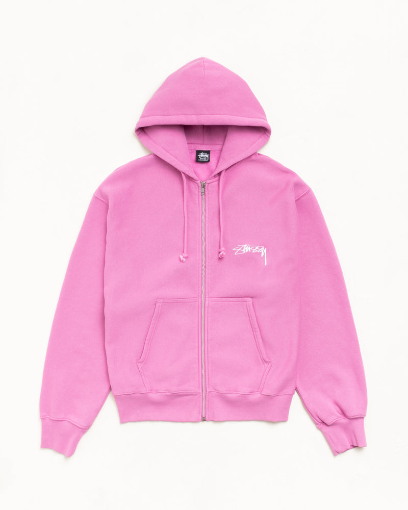 SKATE STACK ZIP HOODIE PIGMENT DYED